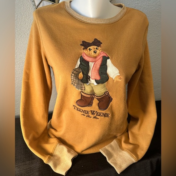 Vintage Rare 90s/Y2K Teenie Weenie Bear Sweatshirt Jumper Size Medium - Picture 1 of 7